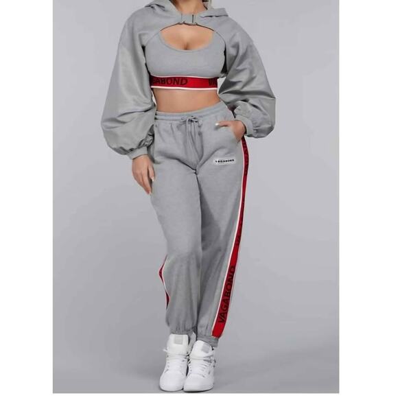 Vagabond 3 Piece Ultra Chic Athleisure 3 Co-ord Set Small - Picture 3 of 9